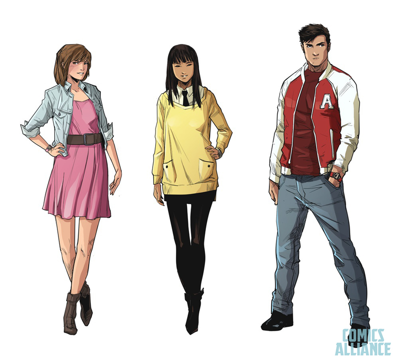 Illustration for article titled The New Power Rangers Comics Feature Really Stylish Teens